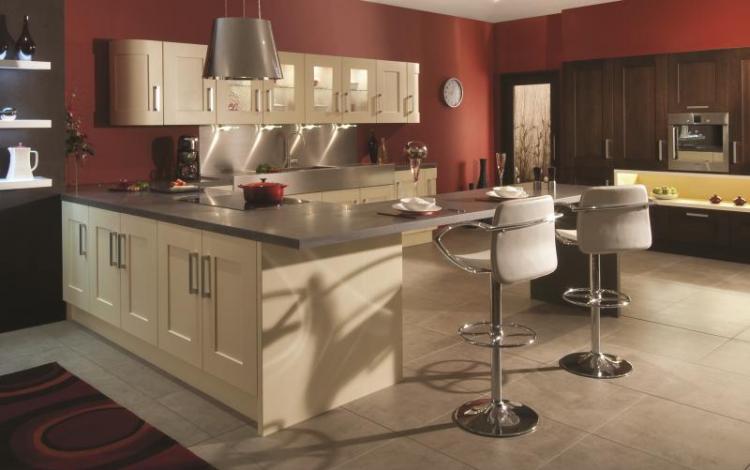 Painted Timber Kitchen Range 
Clonmel Wenge Cream